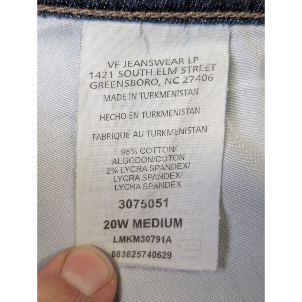 Lee Womens Jeans 20W Midrise Bootcut Medium Blue Denim Blend - Picture 3 of 9
